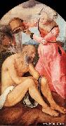 Albrecht Durer Job and His Wife Germany oil painting artist